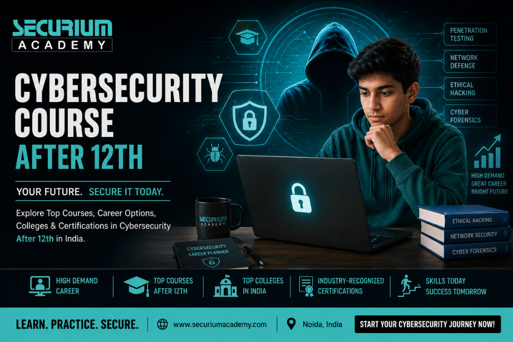 Cybersecurity Course After 12th  Complete Guide for Indian Students 2026
